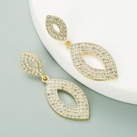 Korean New Geometric Super Flash Diamond Earrings main image 4