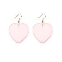 Fashion Sweet Cute Candy Color Love Earrings main image 6