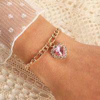 Bracelet En Zircon D&#39;amour De Diamant De Mode Simple main image 6