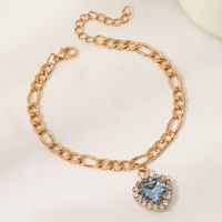 Bracelet En Zircon D&#39;amour De Diamant De Mode Simple main image 4