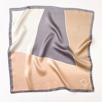 New Autumn And Winter Striped Silk Scarf sku image 3