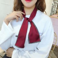 Korean Pure Color Retro Scarf Tie sku image 5