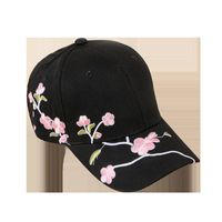 Casquette De Baseball À La Mode Coréenne Avec Broderie Sauvage Et Prune main image 3