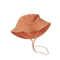 Solid Color Flat-top Children's Fisherman Hat main image 6
