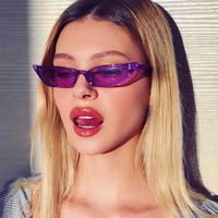 Neue Mode Trendige Cat Eye Transparente Rahmen Sonnenbrille main image 6