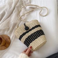 2021 Summer Straw Woven Messenger Bag Fashion Seaside Vacation Beach Bag main image 6