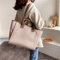 بسيطة Xiaoxiangfeng قماش حقيبة نسائية 2021 حقيبة يد جديدة حقيبة عصرية حقيبة سلسلة حقيبة الكتف main image 5