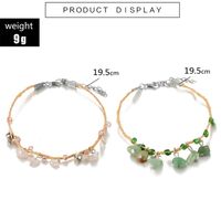 New Bohemia Style Gravel Anklet 2-piece Set main image 4