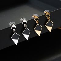 Fashion Exaggerated Long Metal Geometric Earrings main image 6