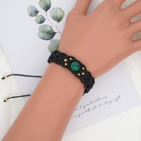 Ethnic Style Handmade Stone Beaded Macrame Bracelet main image 5