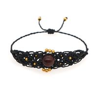 Ethnic Style Handmade Stone Beaded Woven Bracelet main image 3