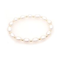 Bracelet De Perles D&#39;eau Douce À La Mode Bohème Simple main image 6
