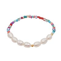 Simple Bohemian Style Freshwater Pearl Beaded Bracelet main image 6