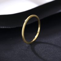 S925 Silver Glossy Ring main image 4