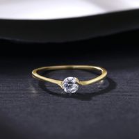 S925 Silver Korean Fashion Diamond Ring main image 5