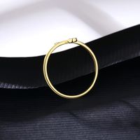 S925 Silver Plated Zircon Ring main image 4