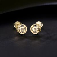 S925 Silver New Fashion Inlaid Zirconium Earrings main image 4