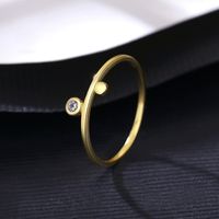 S925 Silver Plated Zircon Ring sku image 1