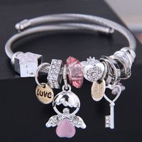 Fashion Simple Angel Doll Key Bracelet main image 3