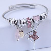 Fashion Simple Flash Diamond Ballet Bracelet sku image 2