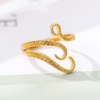 Anillo De Acero Inoxidable De Adorno Personalizado De Estilo Europeo Y Americano, Anillo De Pulpo, Anillo De Dedo Del Pie Para Hombres Y Mujeres, Adorno De Joyería, Regalo De Cumpleaños De Una Pieza, Envío Directo main image 6