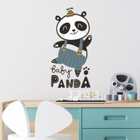 Sticker Mural Panda Dessin Animé main image 5