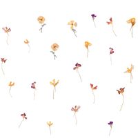 Neue Literarische Aquarellblumen Wandaufkleber main image 6