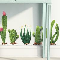 New Tropical Cactus Skirting Wall Stickers main image 1