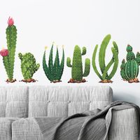 New Tropical Cactus Skirting Wall Stickers main image 6