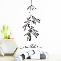 New Road Creative Solid Color Retro Branches Wall Stickers main image 3