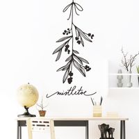 New Road Creative Solid Color Retro Branches Wall Stickers main image 4