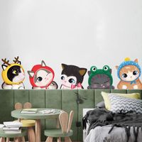 New Cartoon Cute Pet Kitten Wall Stickers main image 4