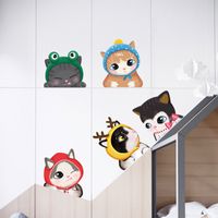 New Cartoon Cute Pet Kitten Wall Stickers main image 5