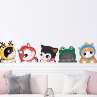 New Cartoon Cute Pet Kitten Wall Stickers main image 6