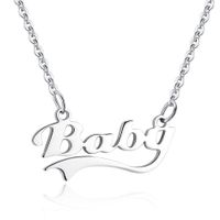 Fashion New Stainless Steel Letter Necklace main image 2