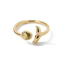 New Whale Tail Adjustable Ring sku image 2