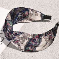 Retro Printing Wide-brimmed Headband sku image 2