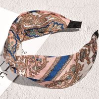 Retro Printing Wide-brimmed Headband sku image 4