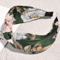 Koreanisches Florales Stirnband Mit Breiter Krempe sku image 1