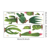 New Tropical Cactus Skirting Wall Stickers sku image 1