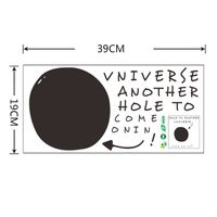 New Creative Art Black Hole Wall Stickers sku image 1