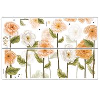Pastoral Style Yellow And White Flowers Skirting Wall Stickers sku image 1