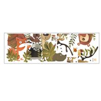 Cartoon Hand-painted Jungle Animal Wall Stickers sku image 1