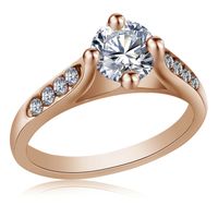 Fashion Simple Zircon Micro-inlaid Ring sku image 5