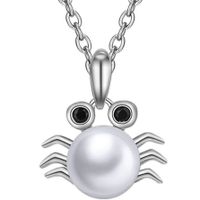 Simple Natural Freshwater Pearl Pendant Necklace sku image 1