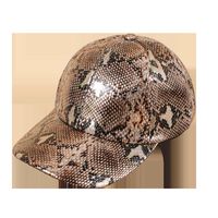 Spring New Fashion Snake Print Baseball Cap main image 6