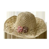 Summer New Style Two-flower Straw Hat main image 6