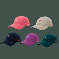 Fashion Soft Curved Brim Letter Cap main image 2