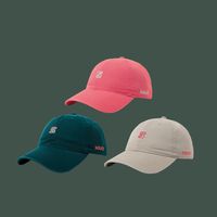 Fashion Soft Curved Brim Letter Cap main image 4