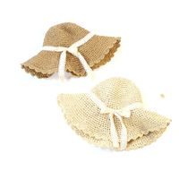 Outdoor Sun Protection Lace Straw Hat main image 3